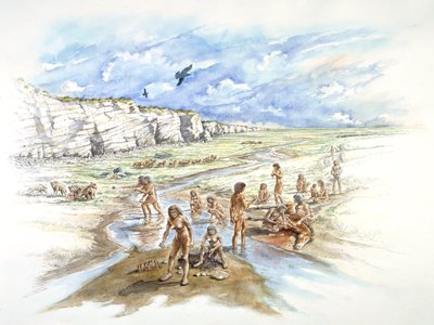 Carrière de Boxgrove, Préhistorique, vers 1990-2010 - Ivan Lapper