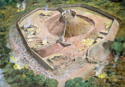 Château de Pickering, 12ème siècle, vers 1990-2010 - Ivan Lapper