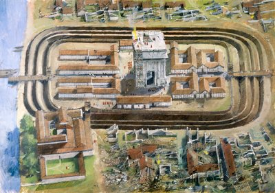 Fort romain de Richborough, 2e siècle, 1990-2010 - Ivan Lapper