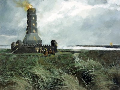 Station de signalisation romaine, Scarborough, 4ème siècle, vers 1990-2010 - Ivan Lapper