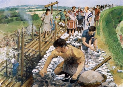 Murs de la ville romaine de Silchester, 2e siècle, 1990-2010 - Ivan Lapper