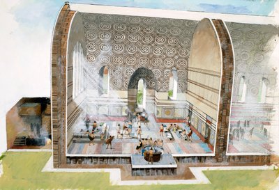 Les thermes de la ville romaine de Wroxeter - Ivan Lapper