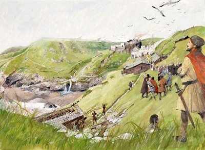 Le château de Tintagel à l