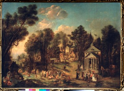 La célébration du temple - Ivan Michailovich Tankov