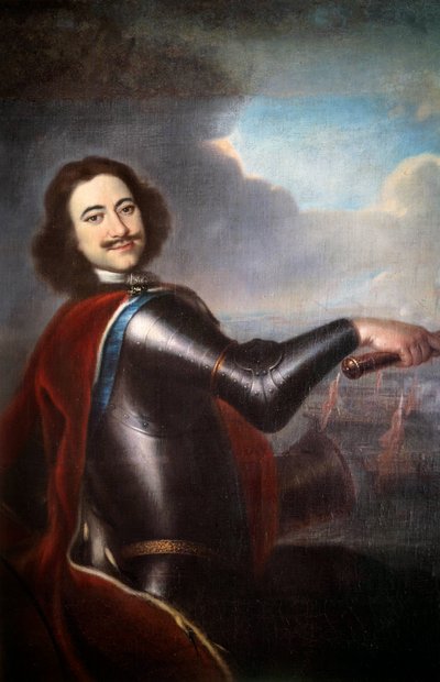 Portrait de Pierre Ier le Grand (1672-1725) - Ivan Nikitich Nikitin