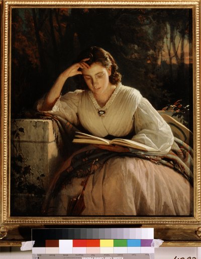 La lecture - Ivan Nikolaevich Kramskoy