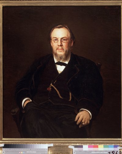 Portrait du collectionneur Docteur Serguei Botkine - Ivan Nikolaevich Kramskoy