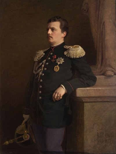 Portrait du Grand-Duc Vladimir Alexandrovitch de Russie 1847-1909, années 1880 - Ivan Nikolaevich Kramskoy