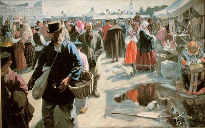 Une foire, 1910-12 - Ivan Semyonovich Kulikov