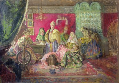 Dans une maison de boyard - Ivan Semyonovich Kulikov
