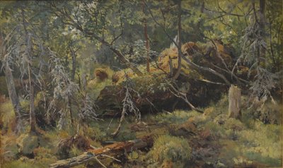Les branches. Une étude - Ivan Ivanovich Shishkin