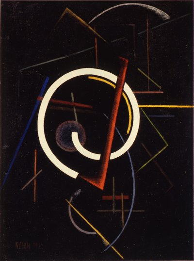 Structure linéaire, 1922 - Ivan Vassilyevich Klyun