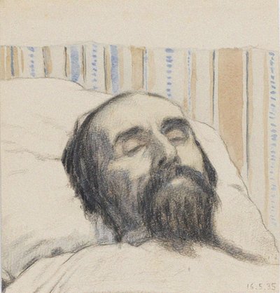 Malevitch sur son lit de mort - Ivan Vassilyevich Klyun