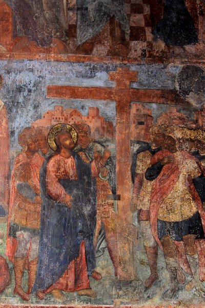 Fresque dans la cathédrale de Notre-Dame du Signe, Novgorod, début du 18e siècle - Ivan Yakovlevich Bakhmatov
