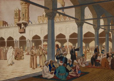 Cour de la mosquée et université Al-Azhar, Le Caire - Ivan Yakovlevich Bilibin
