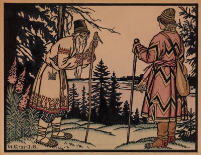 Ivan Tsarévitch et la Princesse Grenouille, 1931 - Ivan Yakovlevich Bilibin