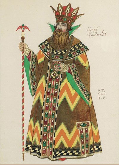 Tsar Saltan. Conception de costume pour l