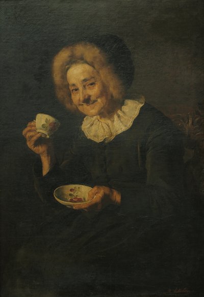 Slovène :  Kofetarica Buveur de café - Ivana Kobilca