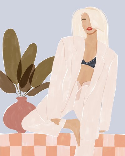 La confiance en soi des blondes - Ivy Green Illustrations