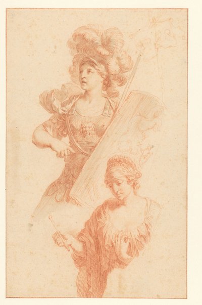 Force (Fortitudo) et Asie - Izaak Jansz. de Wit