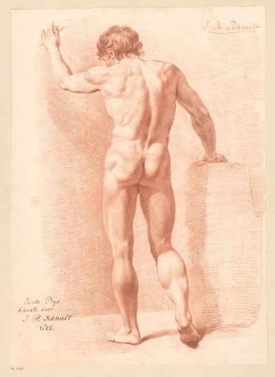 Homme nu debout, vu de dos (1er prix 1805) - Izaak Riewert Schmidt