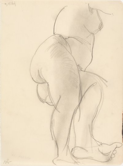 Modèle féminin, allongée - J.A. Jerichau