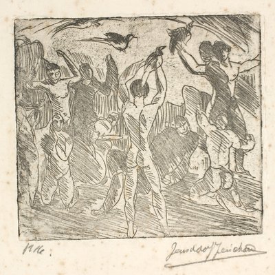 Les gens cherchent des présages - J.A. Jerichau