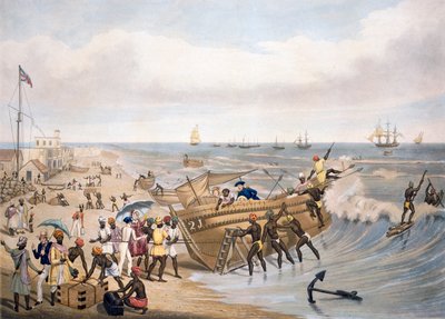 Madras, embarquement - J.B. East