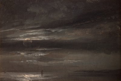 Clair de lune sur la mer - Johan Christian Dahl