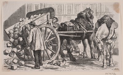 Chariot de travail à Paris - J.C. Nielsen