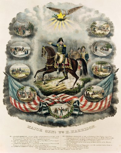 Major Général William Henry Harrison, vers 1813 - J.C. Richard