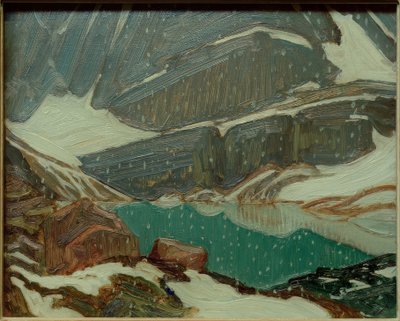 Neige au lac Oesa - J.E.H. MacDonald