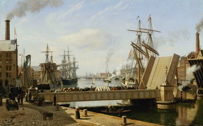 Vue de Copenhague avec le Knippelsbro, 1882 - J.E. Carl Rasmussen