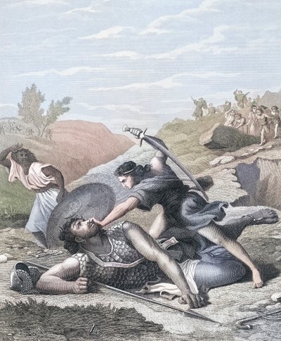 David et Goliath - J.F.C. (after) Reckleben