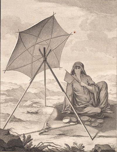 Une Femme Arabe Vend du Pain - J.F. Clemens