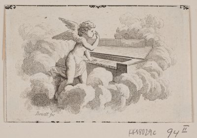 Un génie ailé nu - J.F. Clemens