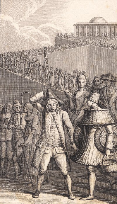Illustration pour "Le Temple de la Chance" de Johannes Ewald - J.F. Clemens