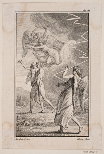 Illustration de "Adam et Ève" de Johannes Ewald V - J.F. Clemens