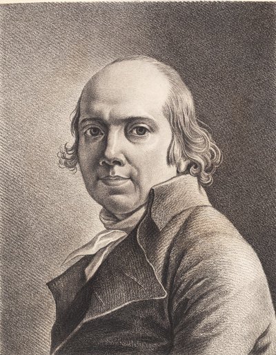 Autoportrait dessiné par Jens Juels - J.F. Clemens
