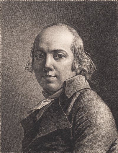 Autoportrait dessiné par Jens Juels - J.F. Clemens