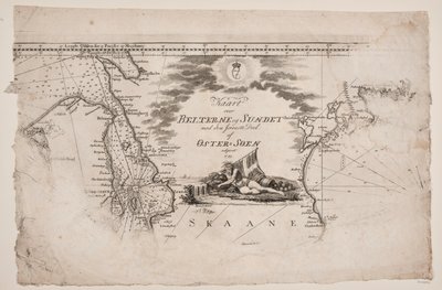 Carte des Détroits et du Sund - J.F. Clemens