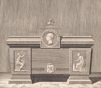 Sarcophage de Ludvig Holberg à Sorø - J.F. Clemens