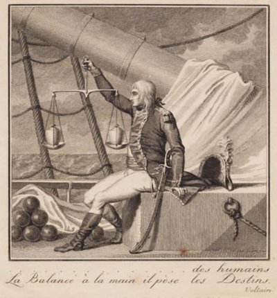 Napoléon pèse le destin des hommes - J.F. Clemens