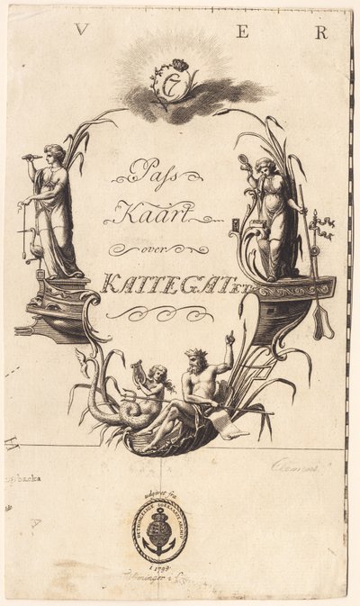 "Carte de navigation du Kattegat" - J.F. Clemens
