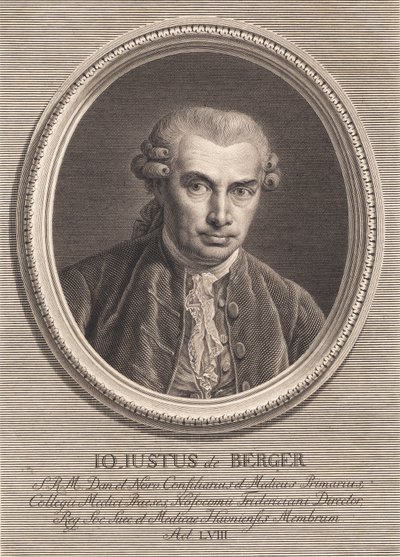 Portrait du médecin Johan von Berger - J.F. Clemens