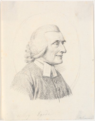 Portrait du pasteur Paul Egede (1709-89) - J.F. Clemens
