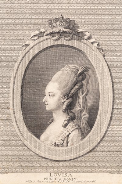 Princesse Louise, épouse de Carl de Hesse - J.F. Clemens