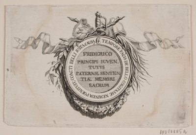 Vignette avec médaille - J.F. Clemens