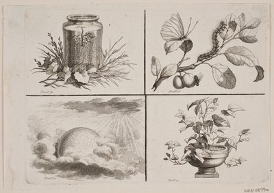 Vignettes pour les œuvres de Bonnet - J.F. Clemens