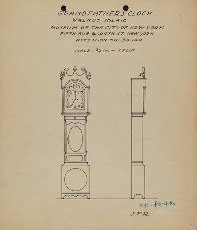 Horloge de Grand-Père - J.F. Rust